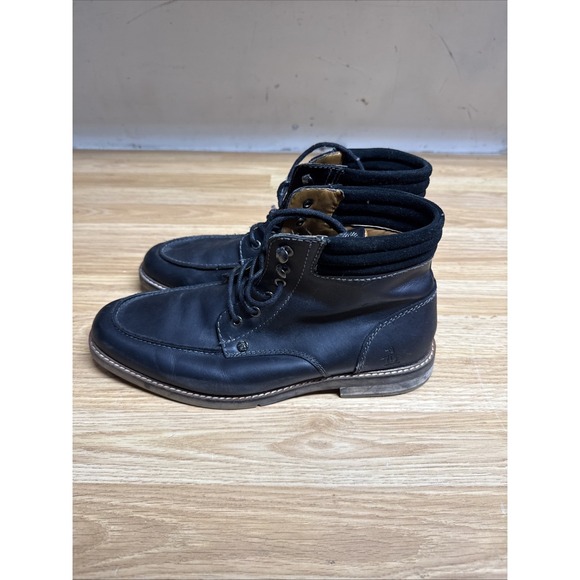 Penguin By Munsingwear Other - Original Penguin By Munsingwear Men's 10.5 US Black Leather Lace Up Chukka Boots